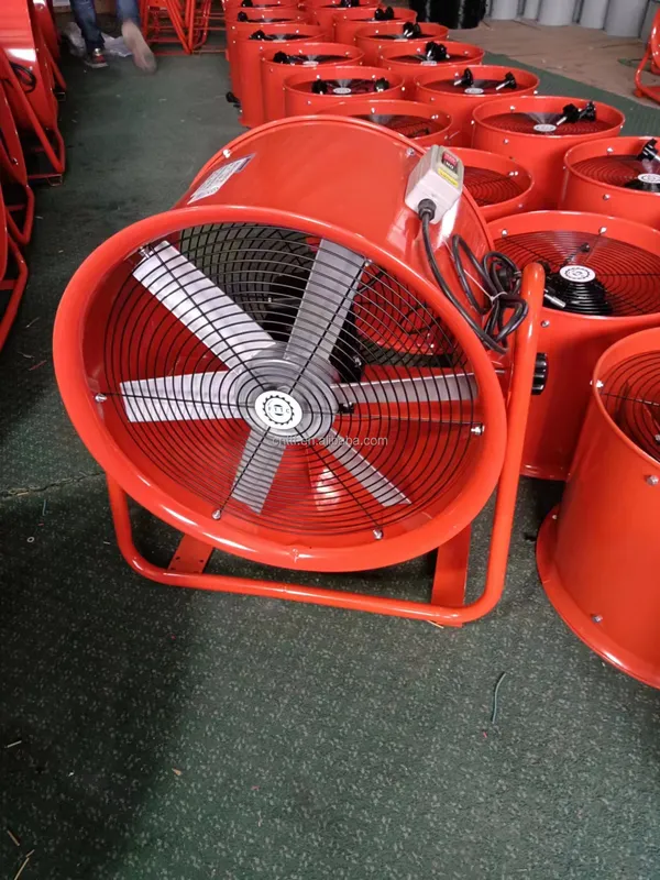 Movable Axial Ventilation Fan, 14'', 350mm, 2900rpm, 220V/380V - view 5