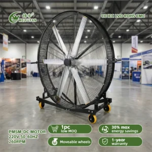Movable Industrial Fan, 2m, PMSM-DC
