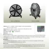 Movable Industrial Fan, 2m, PMSM-DC - view 3