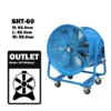 Movable Wheel Industrial Blower, ONEDRY, SHT-50, 500, Axial - view 4