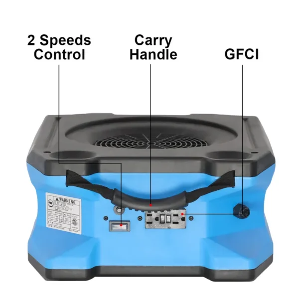Mover Electric Air Blower, 120V, 1100CFM - view 4
