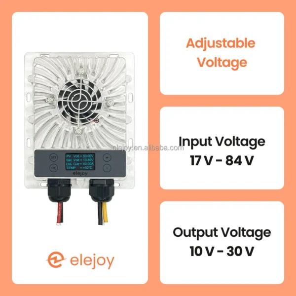Mppt Solar Char Controller, IP65, ELEJOY, EMD600W, 600W - view 4