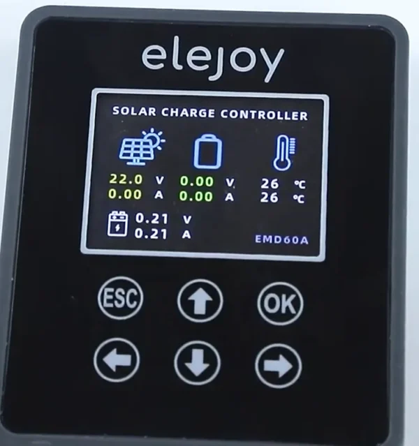 Mppt Solar Charge Controller, ELEJOY, EMD60A, 2700W - view 5