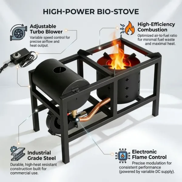Multi-fuel Waste Oil Heater, 12V, Portable - view 3
