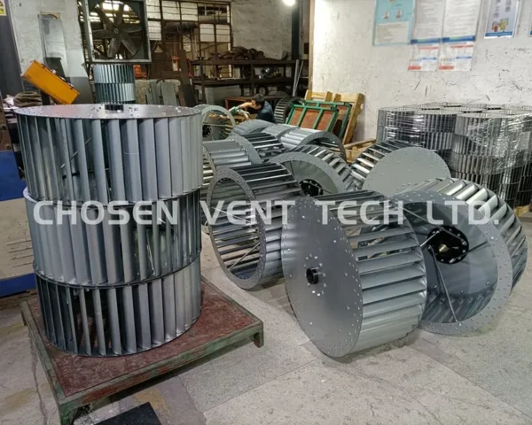 Multi-wing Forward Curve Impeller, 284mm, Centrifugal - view 3
