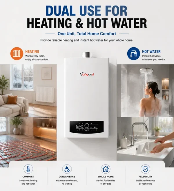 Natural Gas Combi Boiler, Wall, 24000, ISO CE - view 3