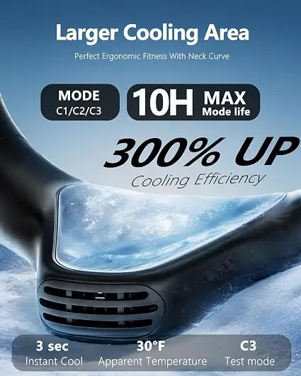 Neck Fan, 360°, USB, BYM-901S - view 4