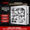 Negative Pressure Exhaust Fan, Wall, Axial, 380V/220V, 1100W