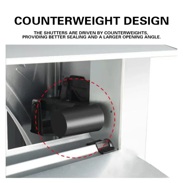 Negative Pressure Exhaust Fan, Wall, Axial, 380V/220V, 1100W - view 4