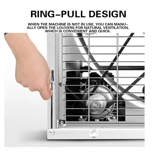 Negative Pressure Exhaust Fan, Wall, Axial, 380V/220V, 1100W - view 5