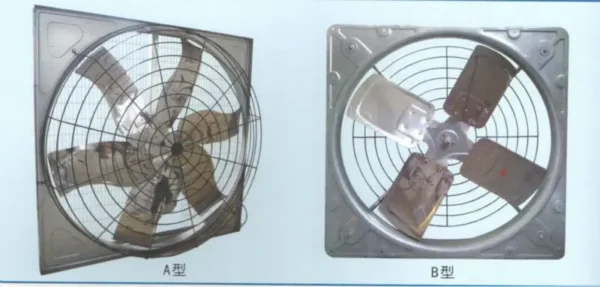 Negative Pressure Exhaust Fan, Wall, CUBIC, DLFH-1000, 380V - view 3