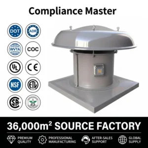 Negative-pressure Industrial Exhaust Fan, fiberglass
