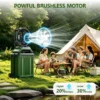 New Design 30000mAh Rolling Suitcase Mist Spray Fan Portable Outdoor Cooling Fan with 30L - view 2
