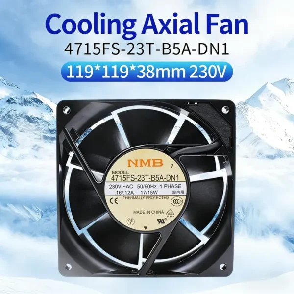 Nmb Fan, 4715FS-23T-B5A-DN1, 230V, 0.16A/0.12A, 12038 - view 2