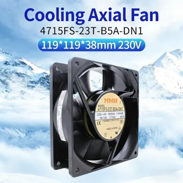 Nmb Fan, 4715FS-23T-B5A-DN1, 230V, 0.16A/0.12A, 12038 - view 3
