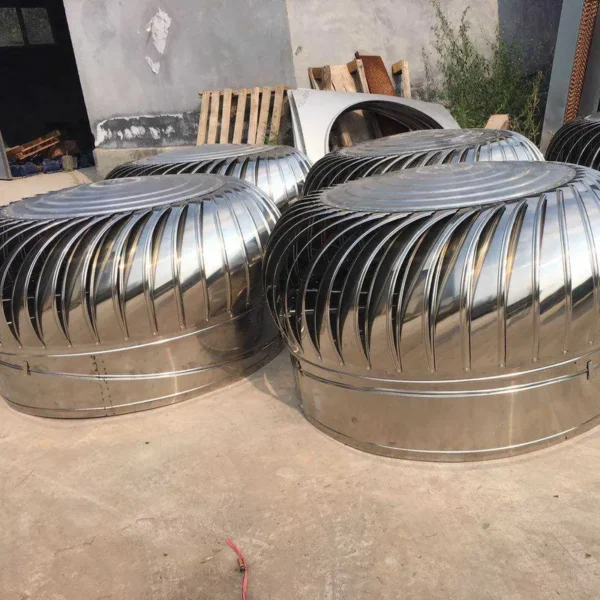 No-powered Wind Roof Fan, Stainless Steel - view 3