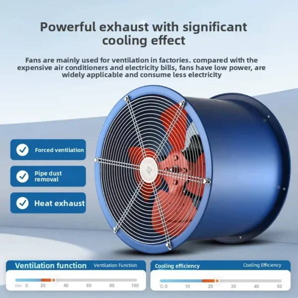 Noise Axial Exhaust Fan, 220 V, Electric - view 2