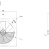 Noise Dehumidification Explosion-proof Fan, SANXIN, Axial - view 3