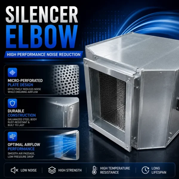 Noise Reduction for Fan, Steel, Galvanized sheet - view 2