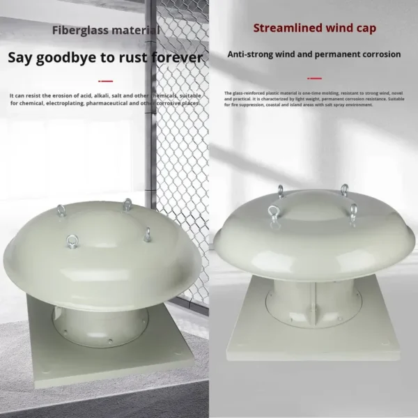 Noise Roof Exhaust Fan, DWT, Centrifugal - view 4