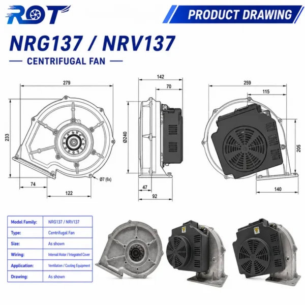 Nrv137 Gas Condensing Boiler, 230V, Radial - view 3