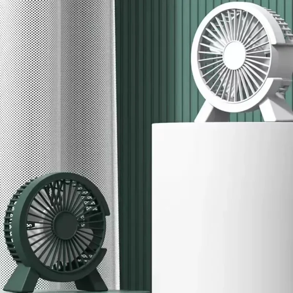 Office Desktop Small Fan, Cross ring - view 4