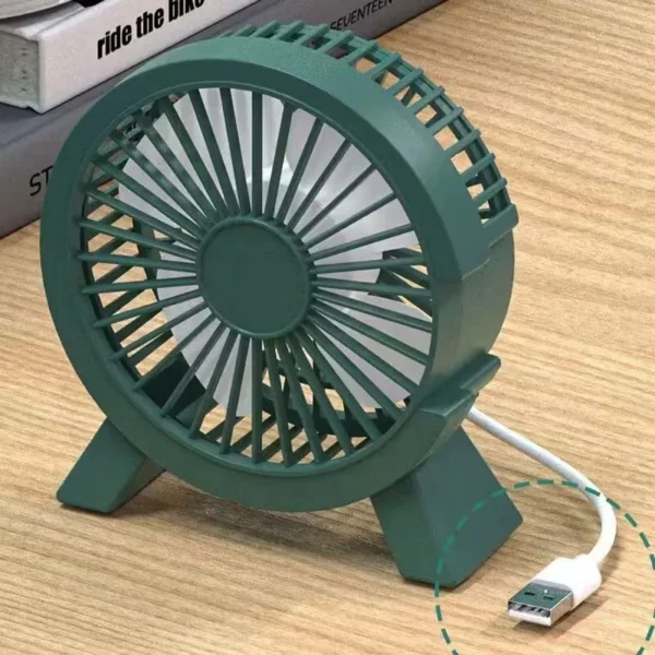 Office Desktop Small Fan, Cross ring - view 5