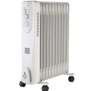 Oil Filled Radiator, 1500W, Portable, 12H