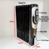 Oil Heater, LCD, Electric, HY-B5-D - view 4