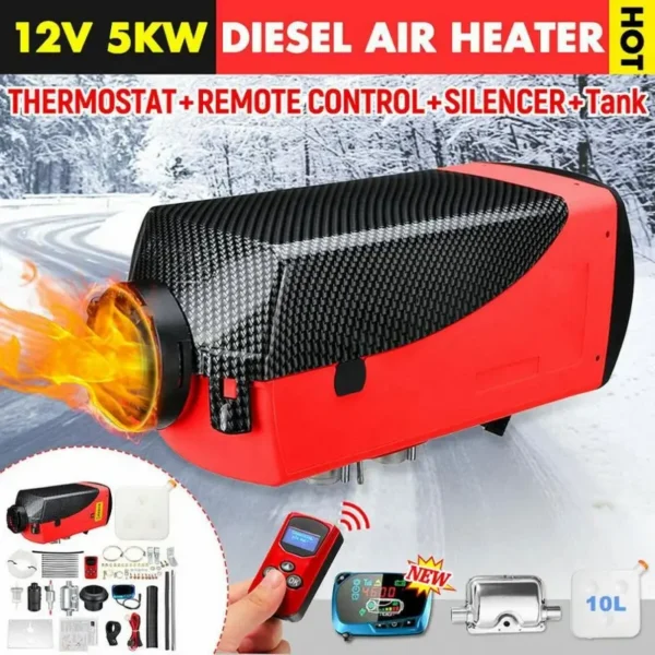 Oil Parking Air Heater, M-PULL, 12V/24V, 5KW/8KW, Aluminum - view 3