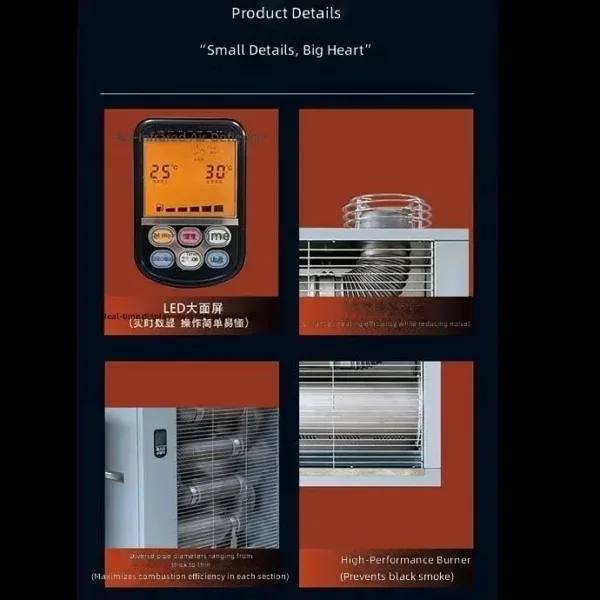 Oil Radiation Space Heater, 13KW, Portable - view 5