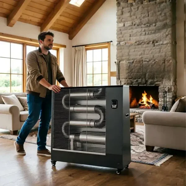 Oil Radiation Space Heater, 13KW, Portable - view 6
