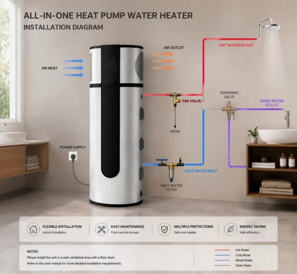 One Heat Pump, 3 kW, Electric - view 5