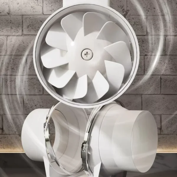 Online Duct Exhaust Fan, 110V-120V, Electric