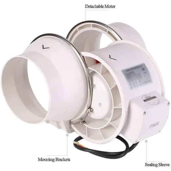 Online Duct Exhaust Fan, 110V-120V, Electric - view 4