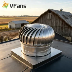 Operation Roof Turbine Ventilator, No Electricity