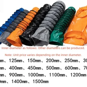Orange High-pressure Durable Fan, 8-inch, 24-inch, PVC