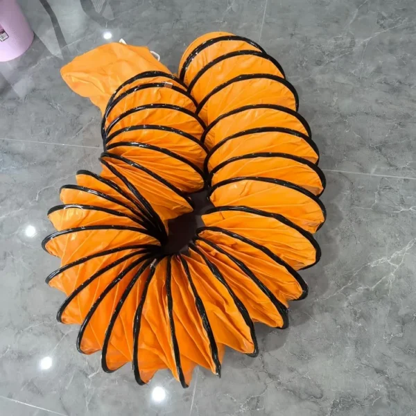 Orange High-pressure Durable Fan, 8-inch, 24-inch, PVC - view 4