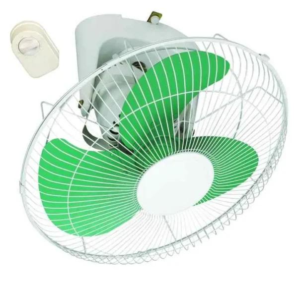 Orbit Wall Fan, Electric, Plastic - view 2