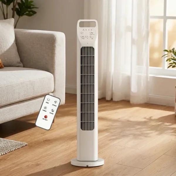 Oscillating Air Cooling Fan, 50 W(0.07hp), Plastic