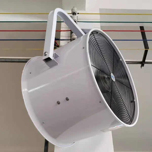 Oscillating Fan, Wall, 220V, Aluminum - view 3