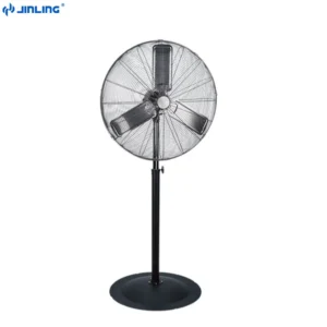 Oscillating Stand Fan, 120V, 180 W(0.24hp), Metal
