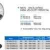 Oscillating Stand Fan, 120V, 180 W(0.24hp), Metal - view 5