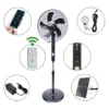 Oscillating Stand Fan, Solar, Solar Panel +DC, 25 W(0.03hp)