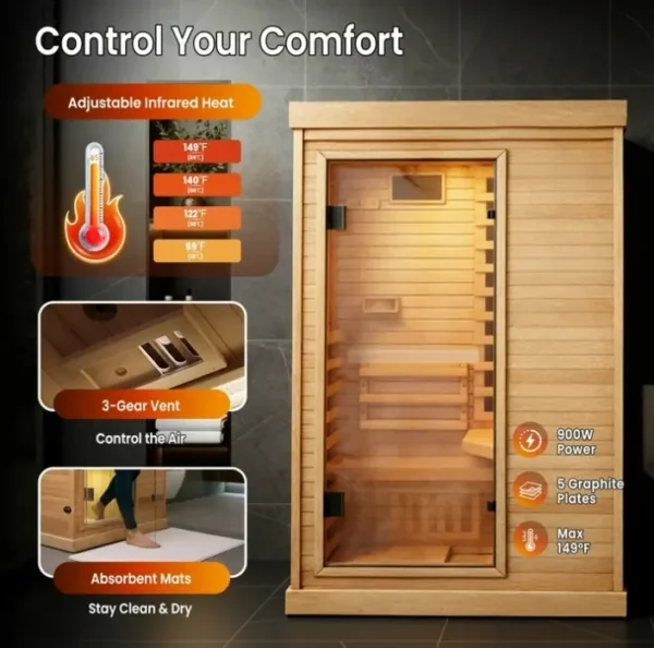 Other Home Heaters, 1000W, Plug Powered, 1 Person - view 5