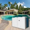 Outdoor Air Heat Pump, R410A/R32, 30/50KW, Inverter, Solar