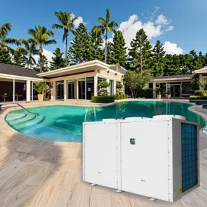 Outdoor Air Heat Pump, R410A/R32, 30/50KW, Inverter, Solar