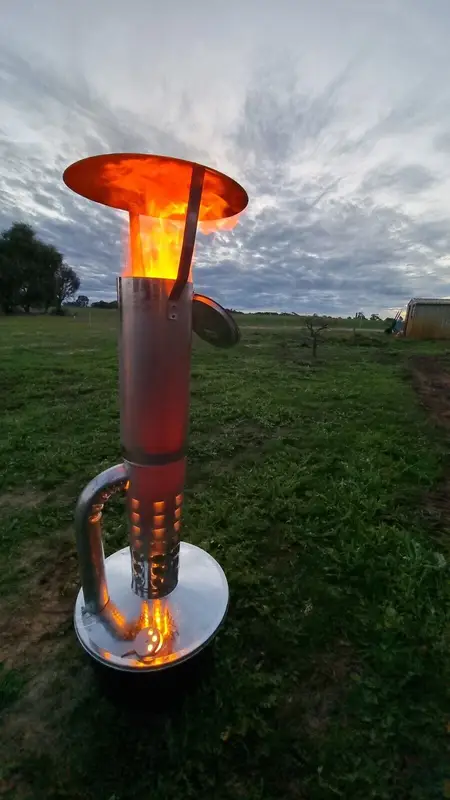 Outdoor Kerosene Heater, Steel, Patio Heaters - view 5
