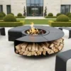 Outdoor Multifunctional Fireplace, BBQ, Steel Plate - view 2