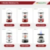 Outdoor Paraffin Heater, Stainless, Steel, Portable - view 2